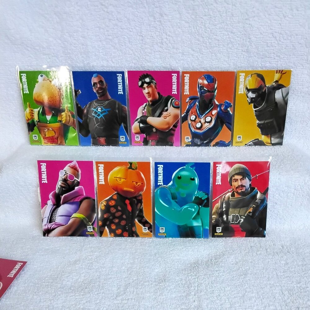 Group of 9 2020 Fortnite Cards by Panini/Epic Games!!